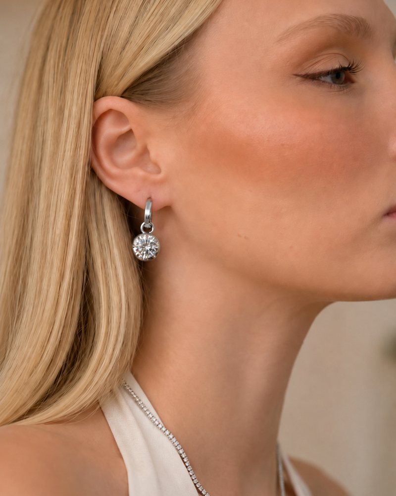 Georgia Drop Earring - Silver