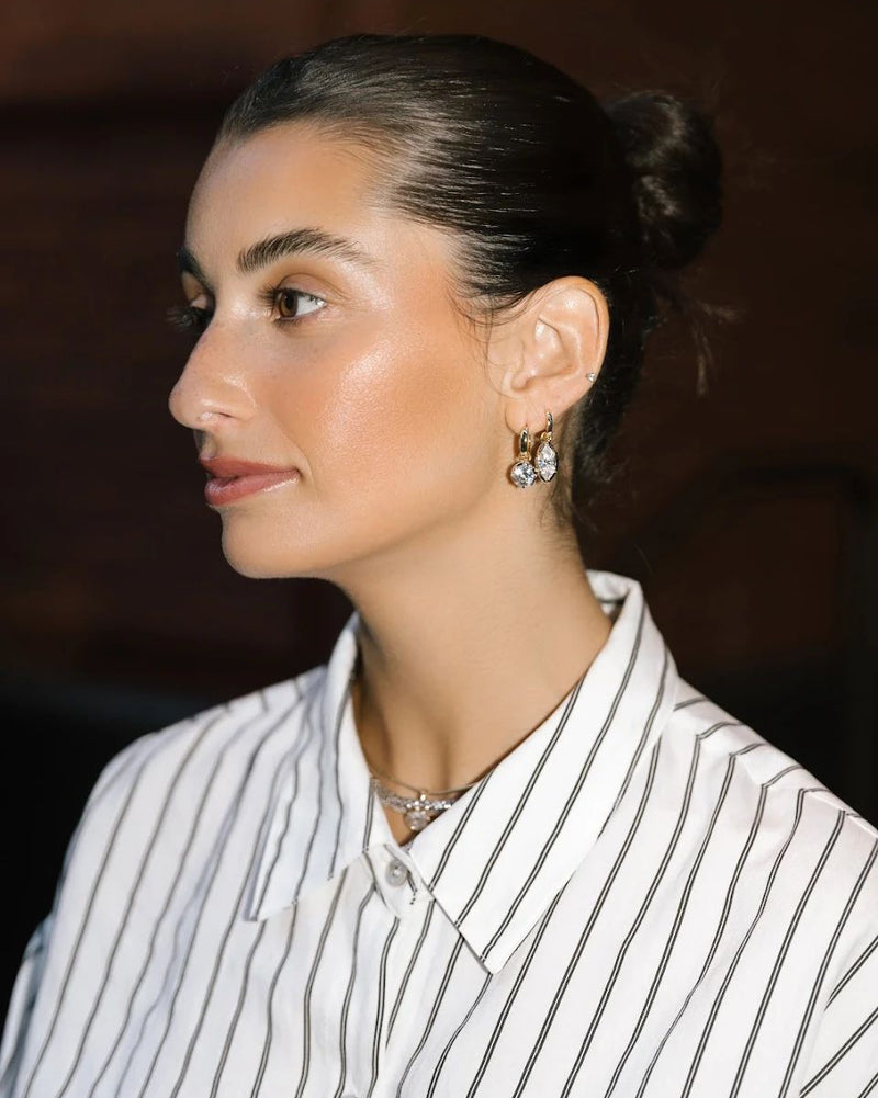 Marquise Bezel Earring
