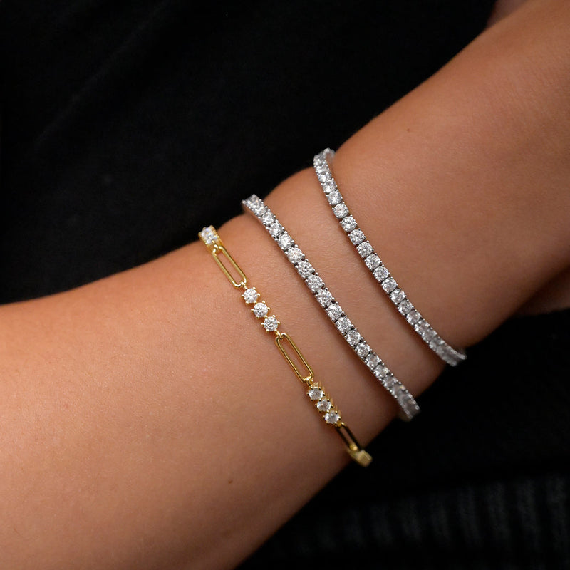 Tennis Bracelet - Lab Grown Moissanite
