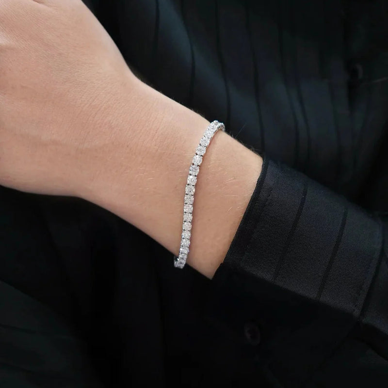 Tennis Bracelet - Lab Grown Moissanite