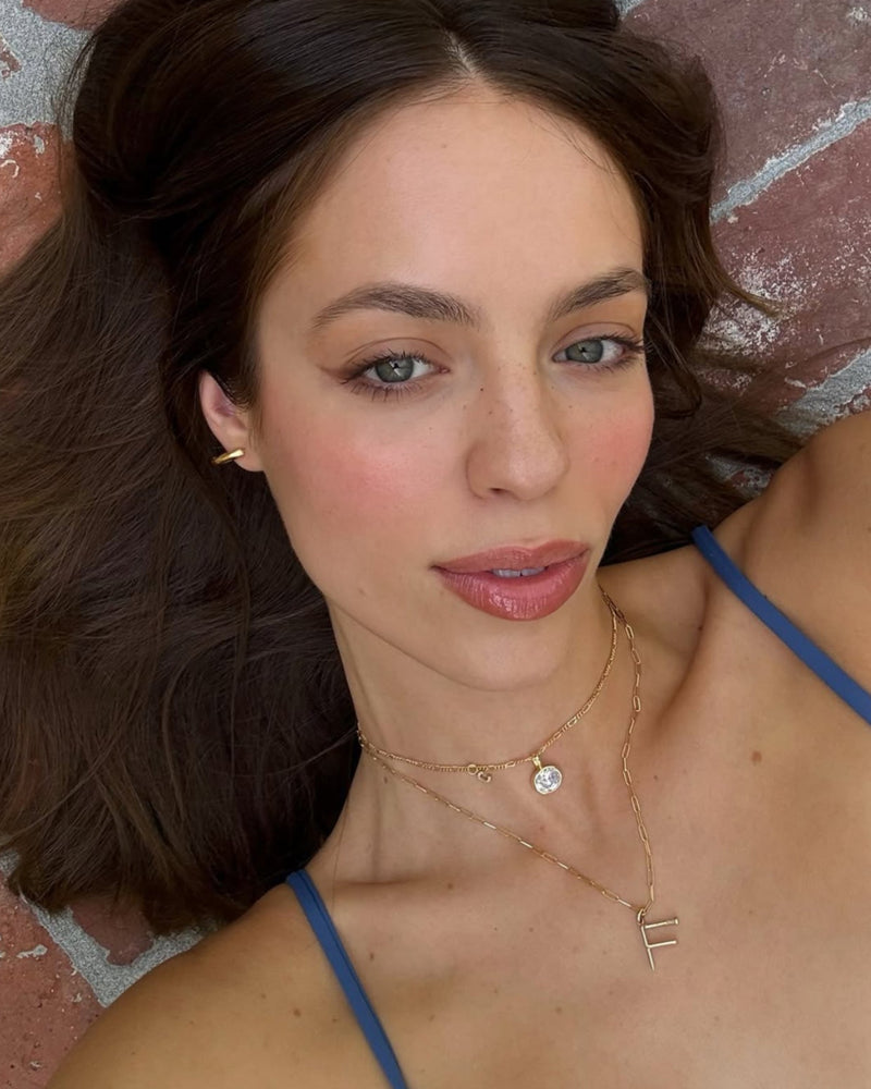 Oval Bezel Necklace