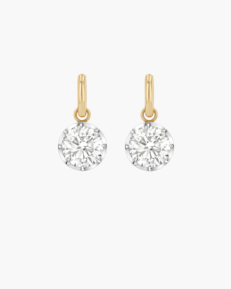 Mega Georgia Earring - Lab Moissanite