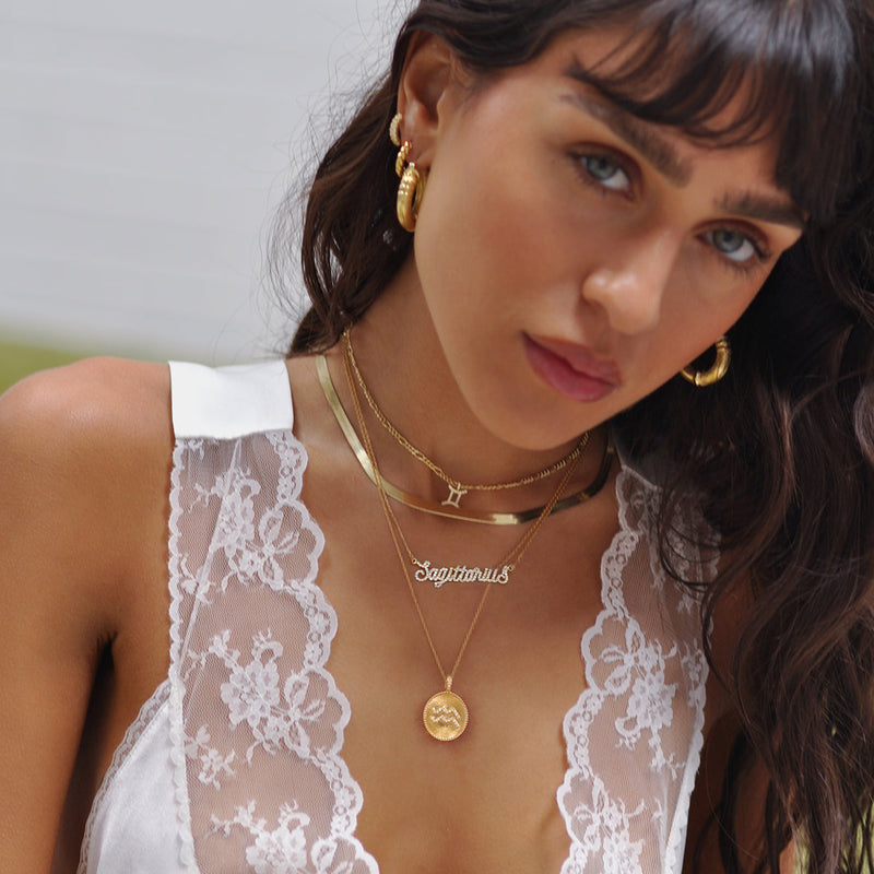 Taurus Zodiac Pendant Necklace