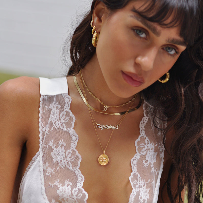 Pisces Zodiac Pendant Necklace