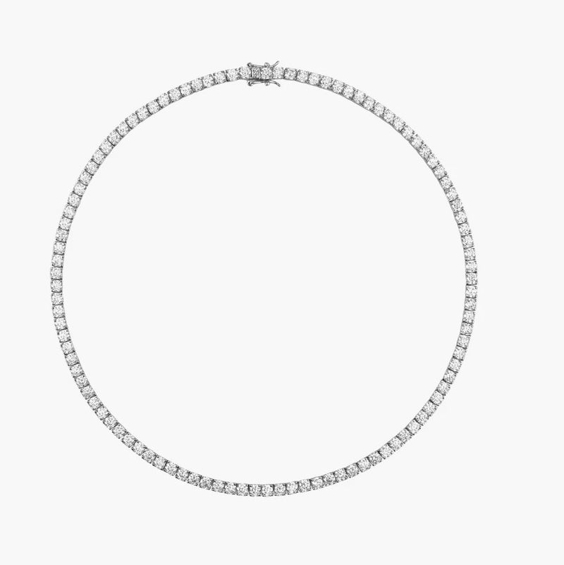 Tennis Necklace - Lab Grown Moissanite