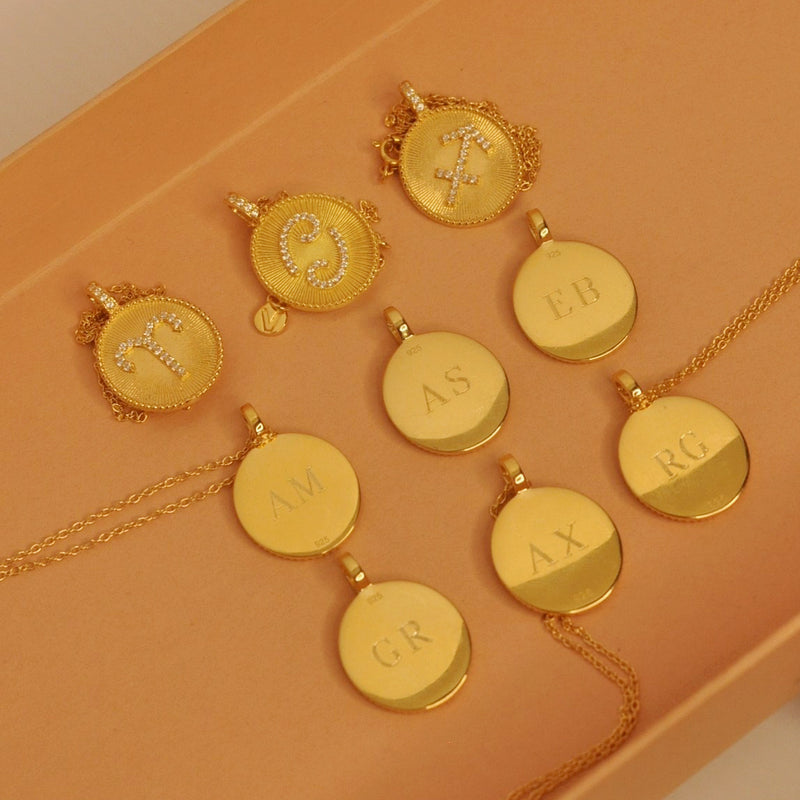 Libra Zodiac Pendant Necklace