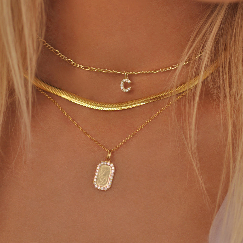 Kitty Tag Necklace