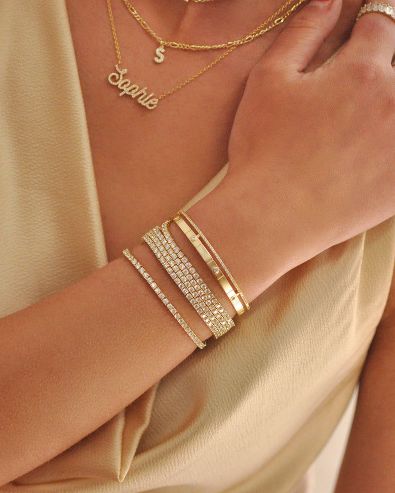 Noire Tennis Bracelet