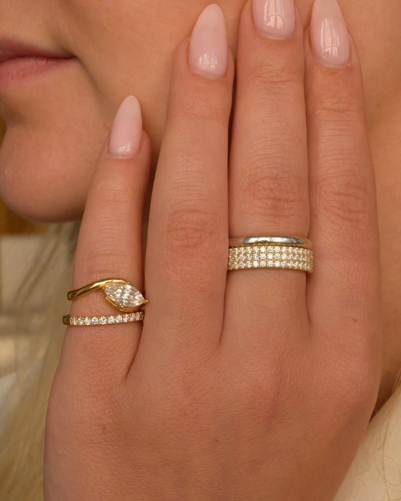 Classic Pave Pinky Ring
