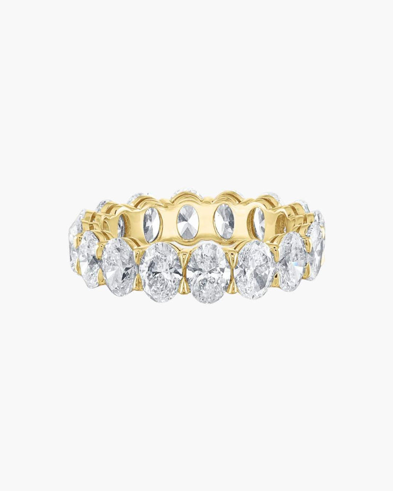 Oval Eternity Ring - Lab Grown