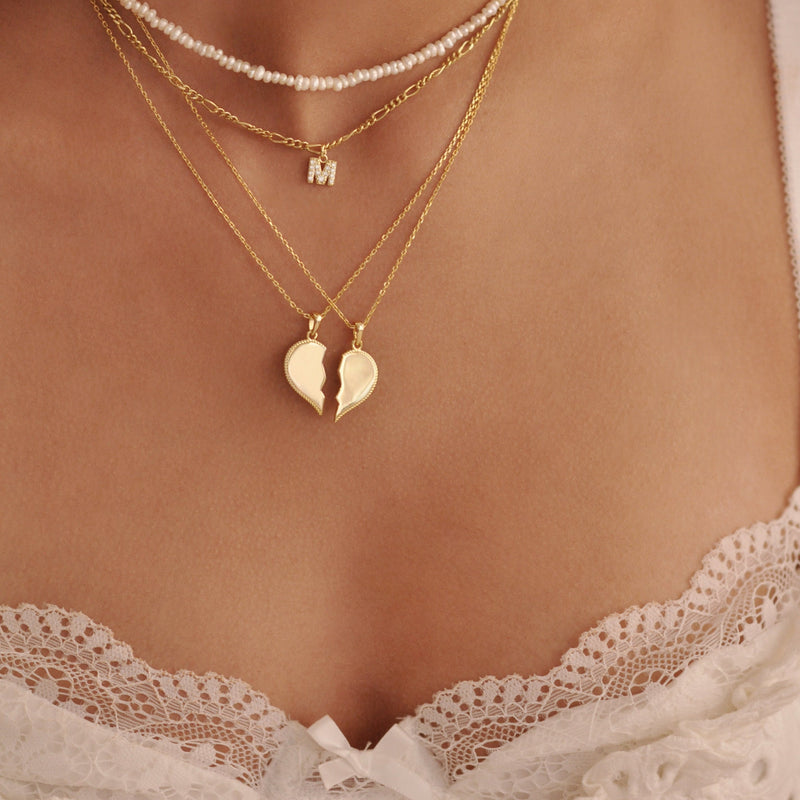 Best Friend Heart Necklace – V The Label