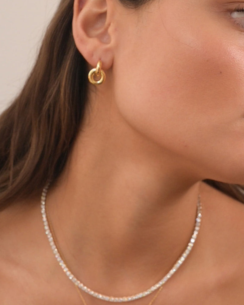 Double Hoop Earring