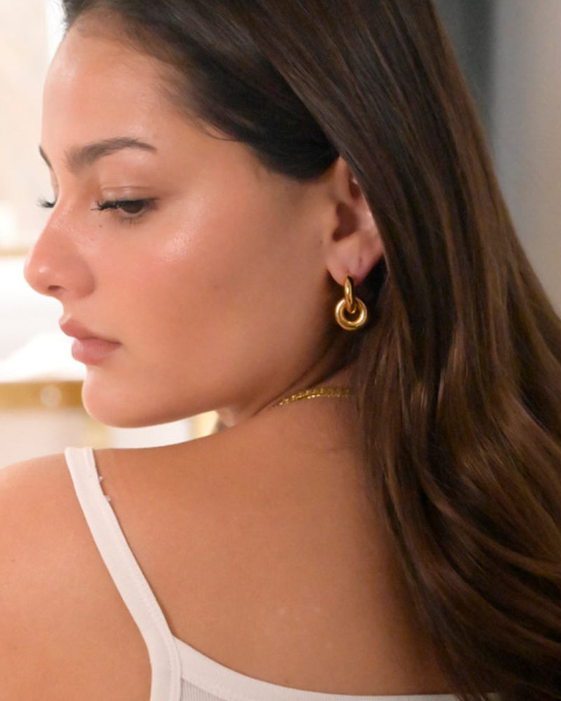 Double Hoop Earring