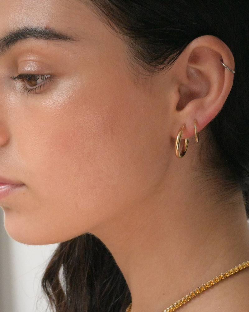 Lightweight Hoop Earrings Tiny