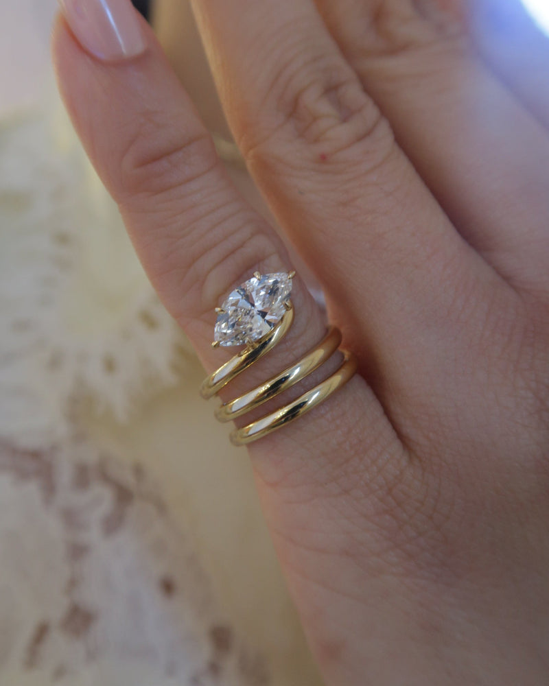 Marquise Wrap Pinky Ring