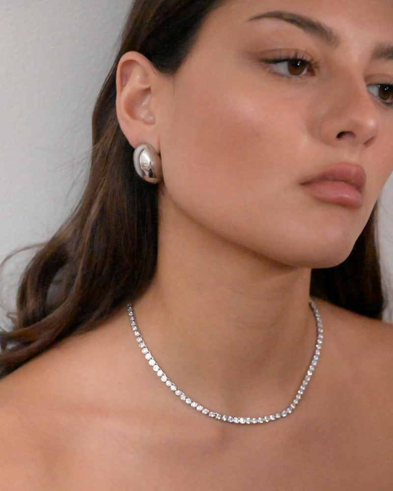 Oval Bean Silver