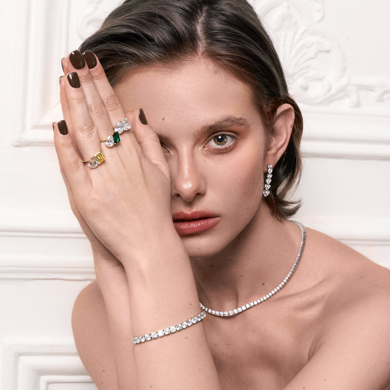 Tennis Necklace - Lab Grown Moissanite