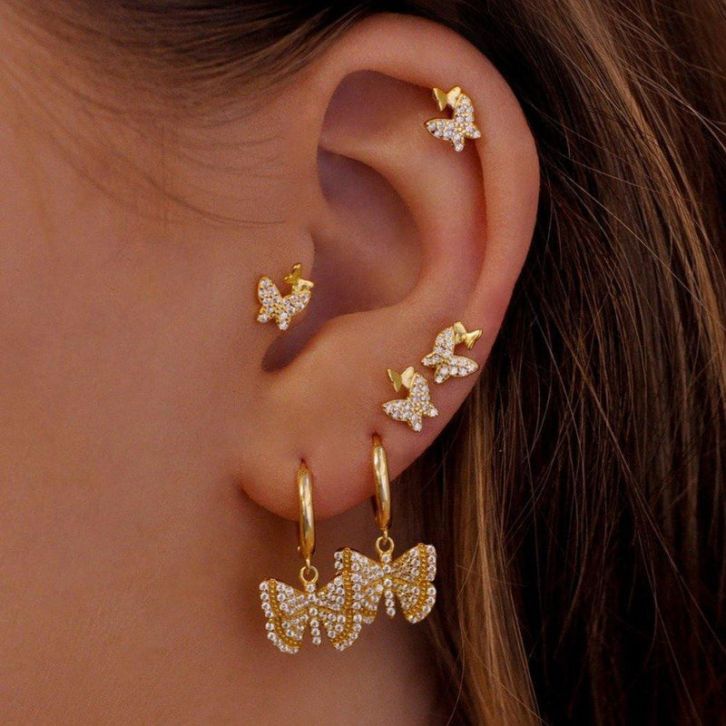 Baby Butterfly Stud - V THE LABEL Jewellery AU