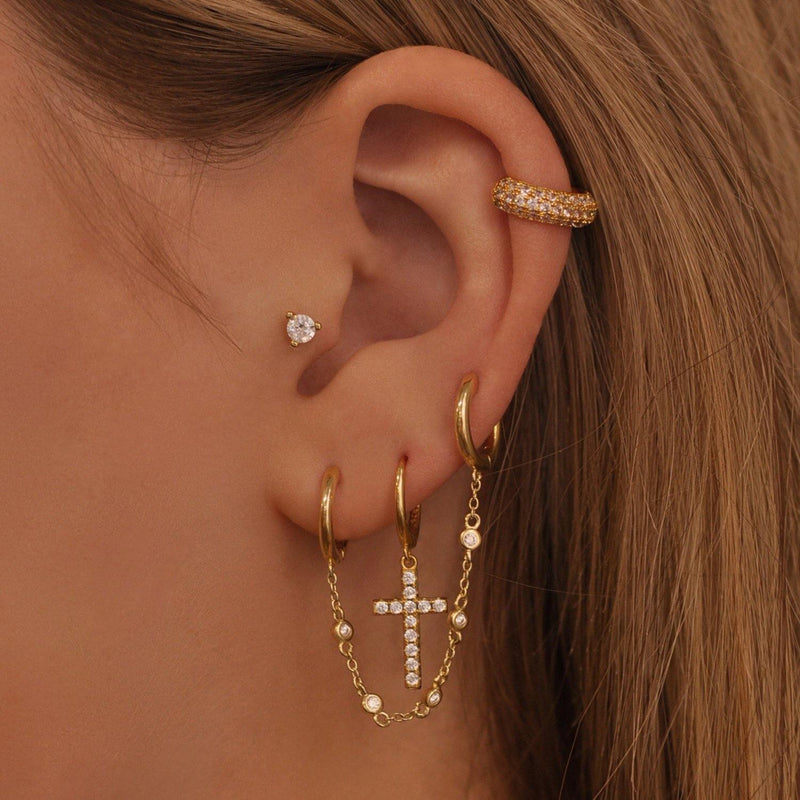 Cara Cross Earrings - V THE LABEL Jewellery AU