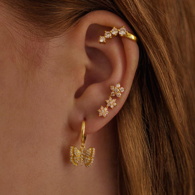 Flower Stud Earring - V THE LABEL Jewellery AU