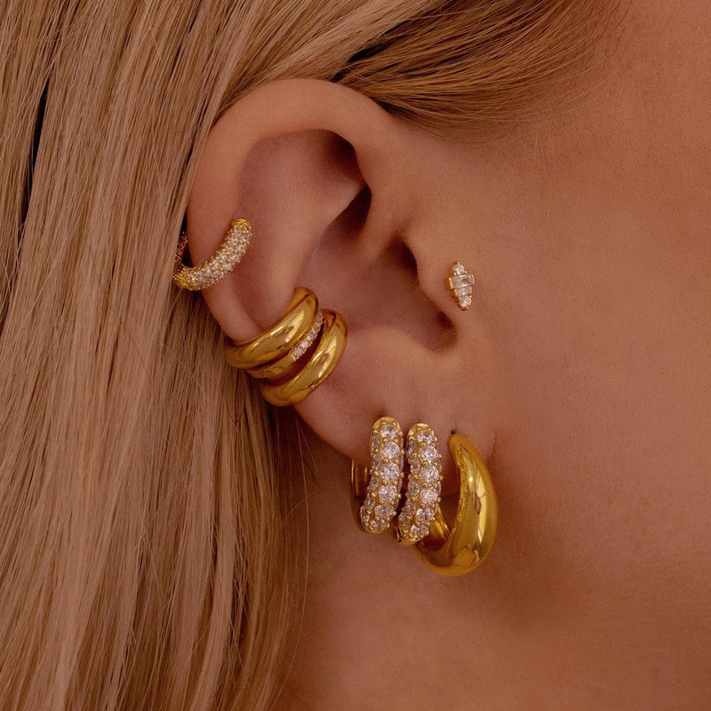 Gold Ear Cuff - V THE LABEL Jewellery AU