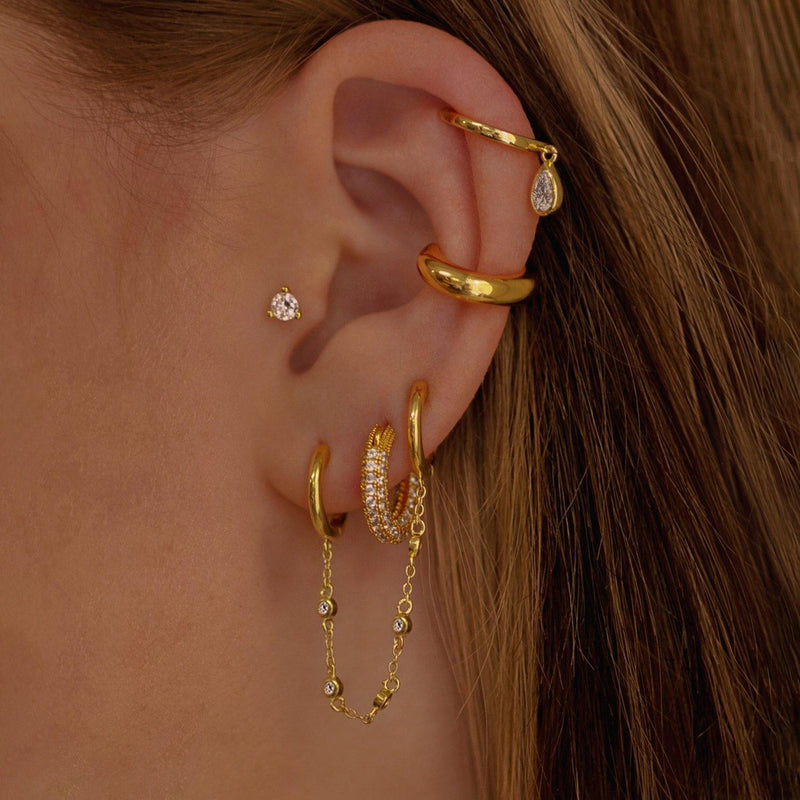 Mia Chain Earring - V THE LABEL Jewellery AU
