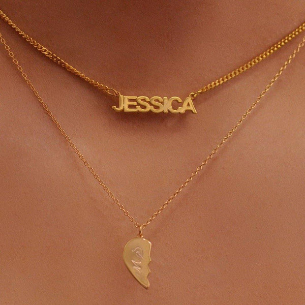 Nameplate Choker Necklace - V THE LABEL Jewellery AU