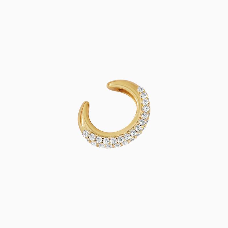 Pave Gold Ear Cuff - V THE LABEL Jewellery AU