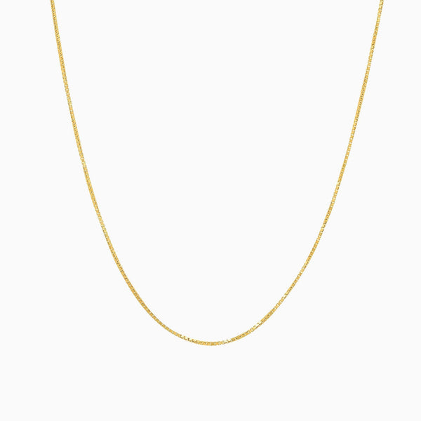 Silk Box Chain Necklace - V THE LABEL Jewellery AU
