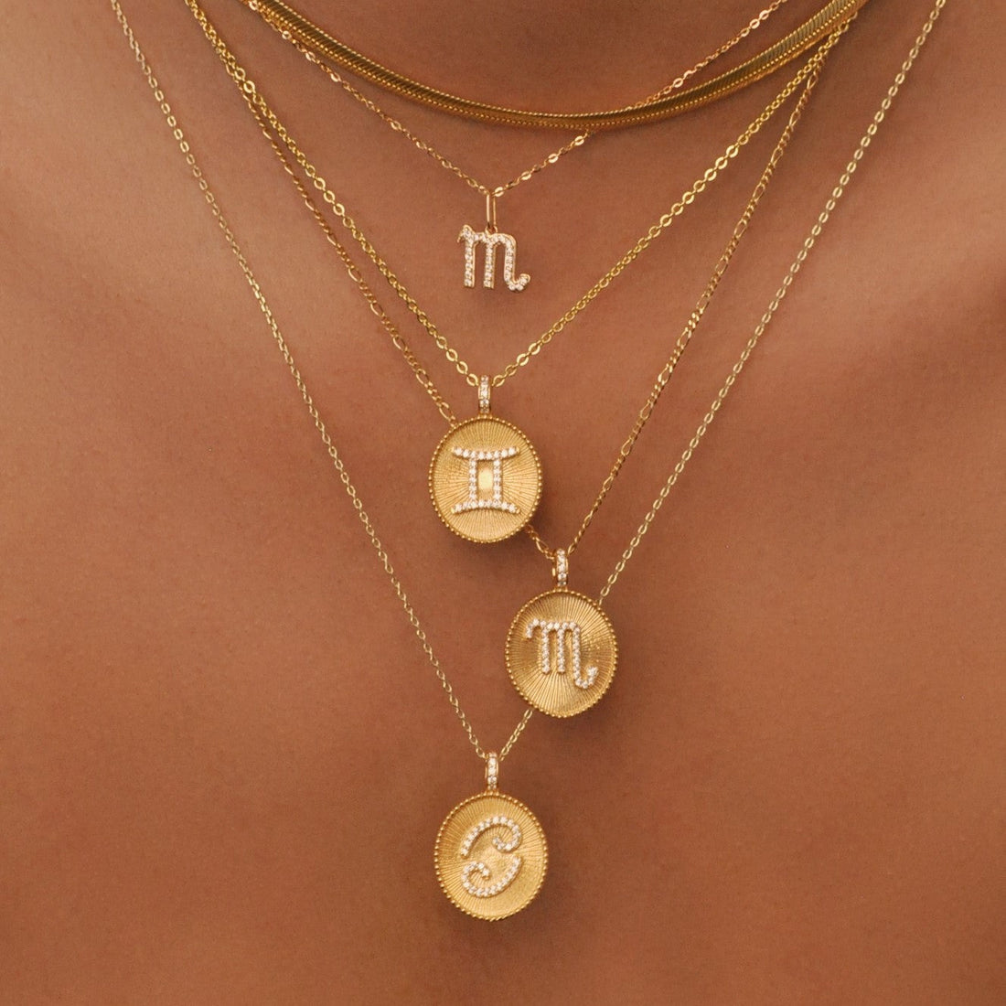 Aries Zodiac Pendant Necklace – V The Label