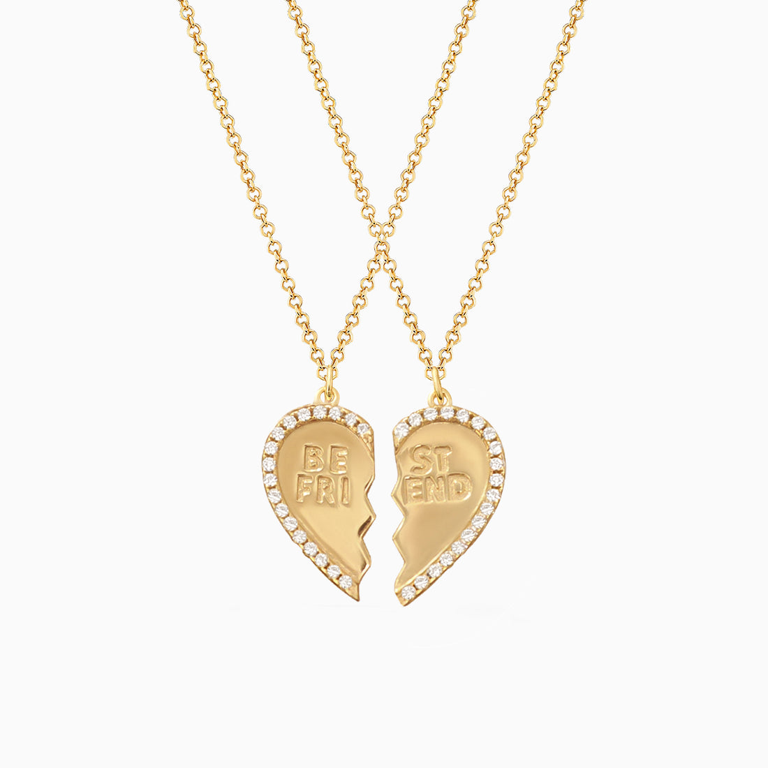 Best Friend Heart Necklace – V The Label