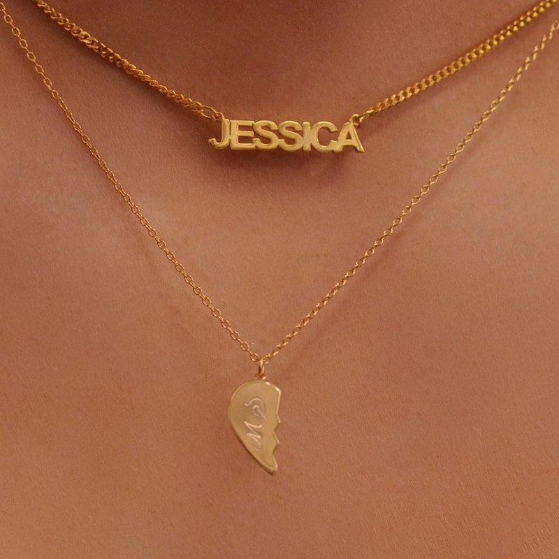 Best Friend Heart Necklace – V The Label