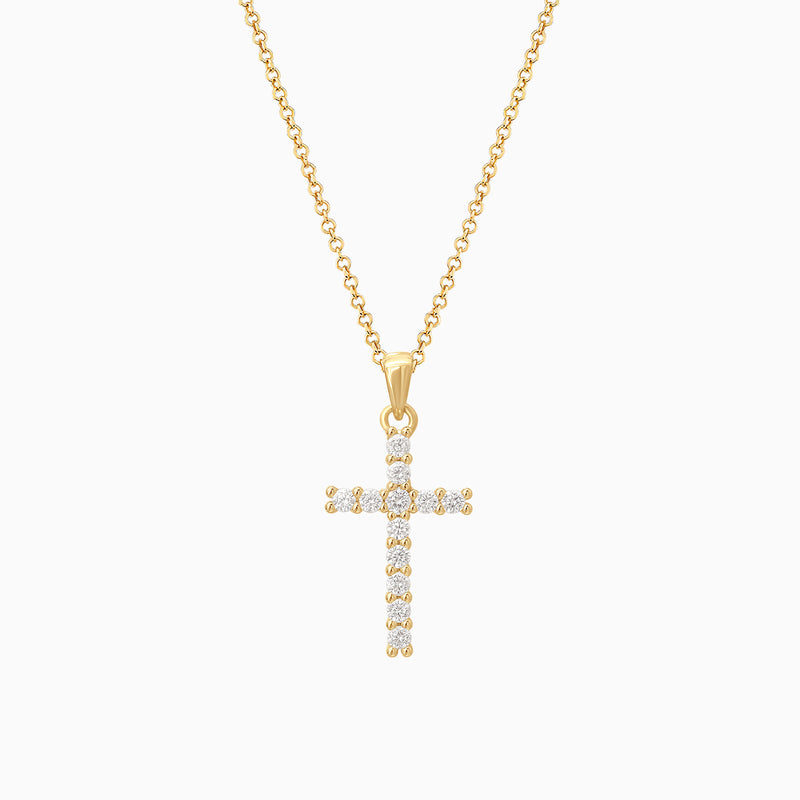 Crystal Cross Necklace
