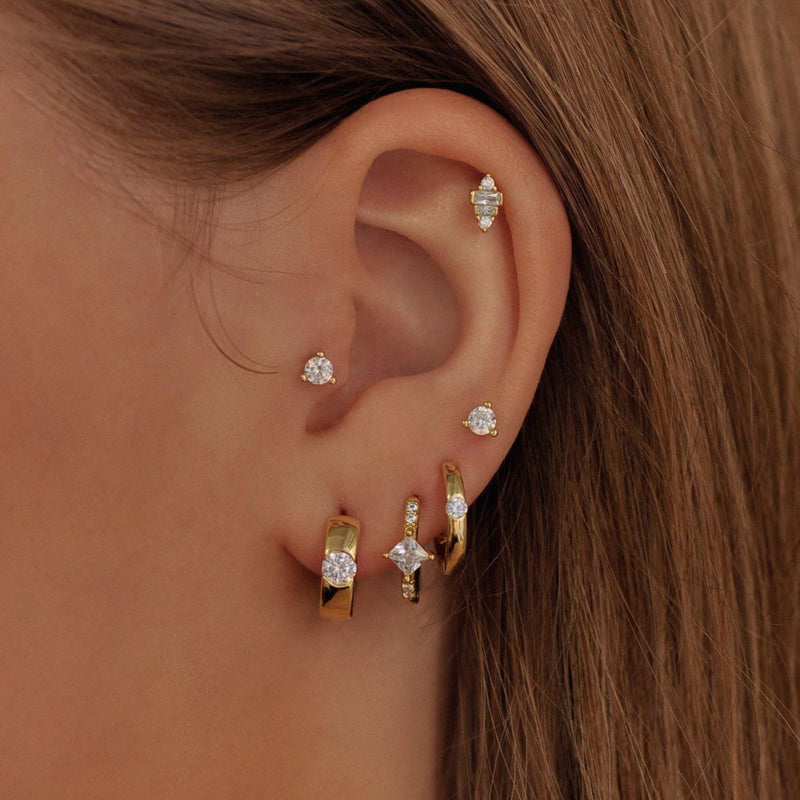 Kaia Hoop Huggies - V THE LABEL Jewellery AU