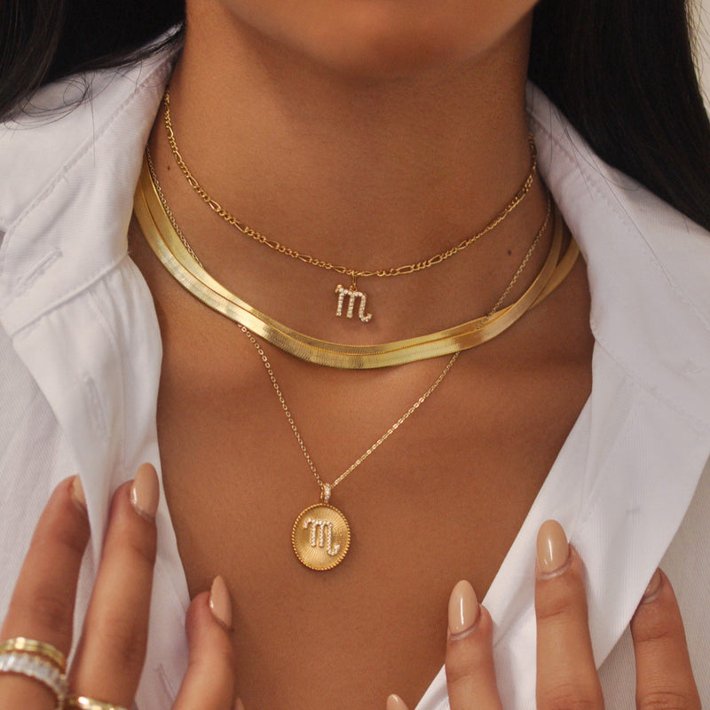 Pisces Zodiac Pendant Necklace