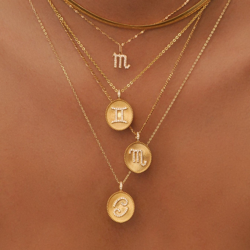 Sagittarius Zodiac Pendant Necklace