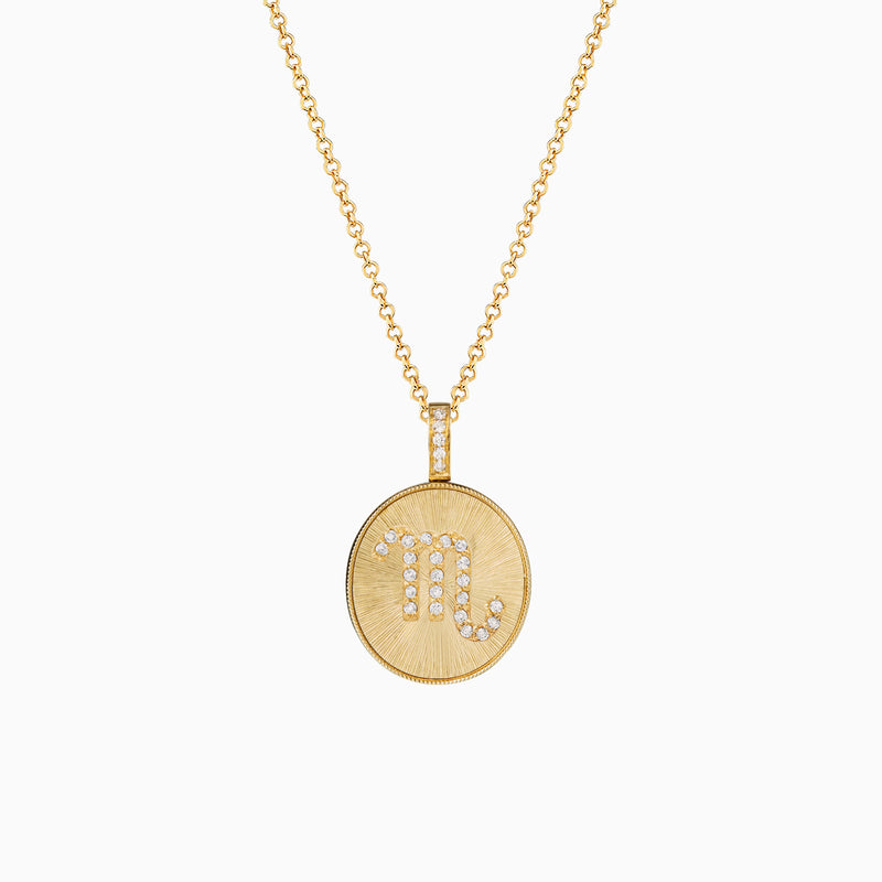 Scorpio Zodiac Pendant Necklace
