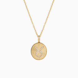 Taurus Zodiac Pendant Necklace